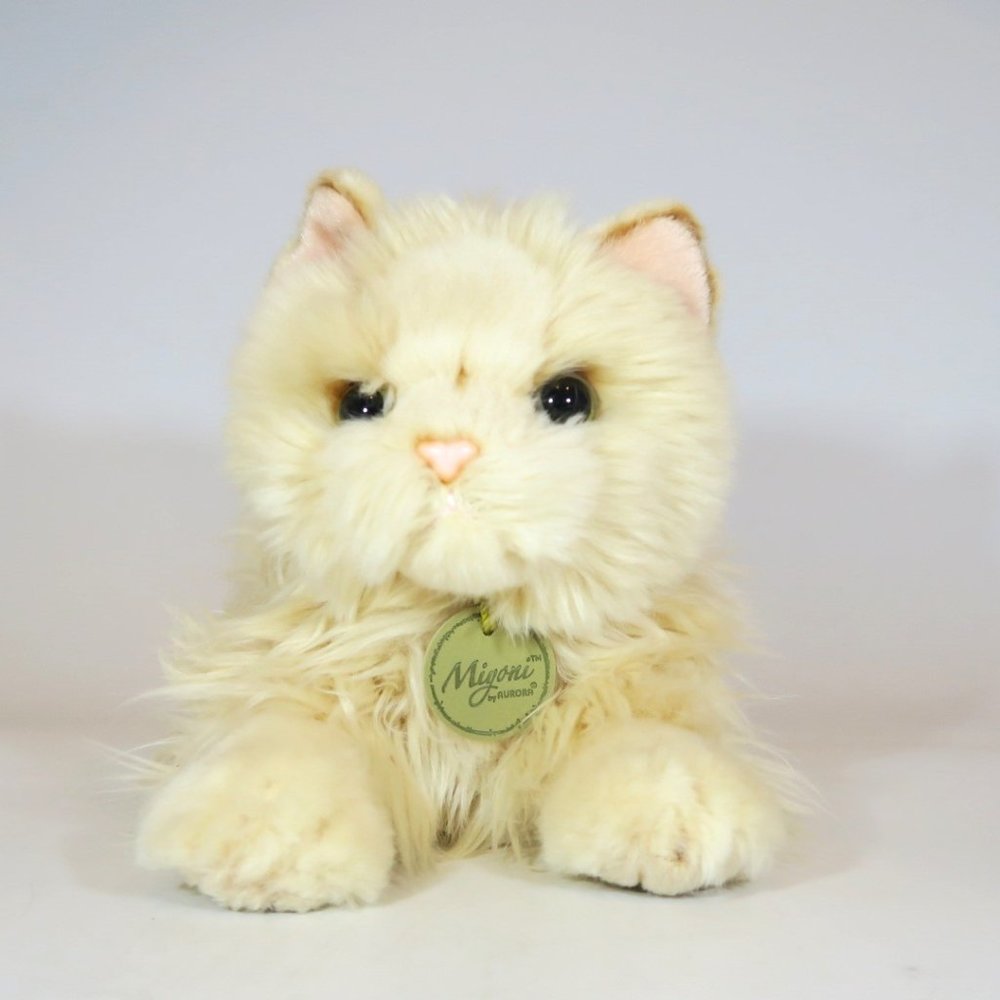 Miyoni by Aurora Persian Cat Plush Stuffed Animal Fluffy Kitty Kitten